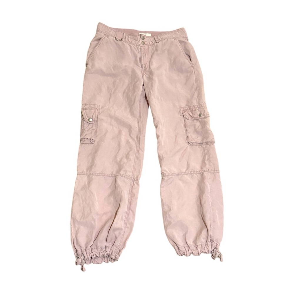 Anthropologie Light Mauve Cargo Jogger Pants
